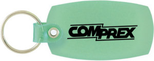 Promotional Key Chains: Glow in the Dark Dog Tag Shaped Key Tags
